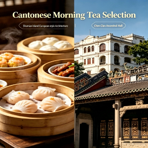 Cantonese morning tea Shamian Island Chen Clan Academy Guangzhou