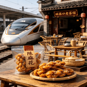 High‑speed Rail Ciqikou Ancient Town Chongqing traditional food