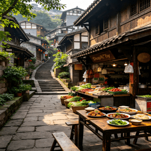 Mountain City Trail Shibati local hidden street food Chongqing