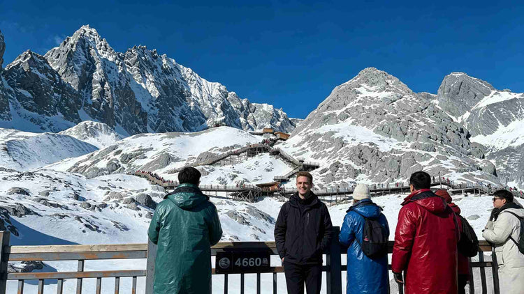 Jade Dragon Snow Mountain 4680m viewing platform, Lijiang travel photo