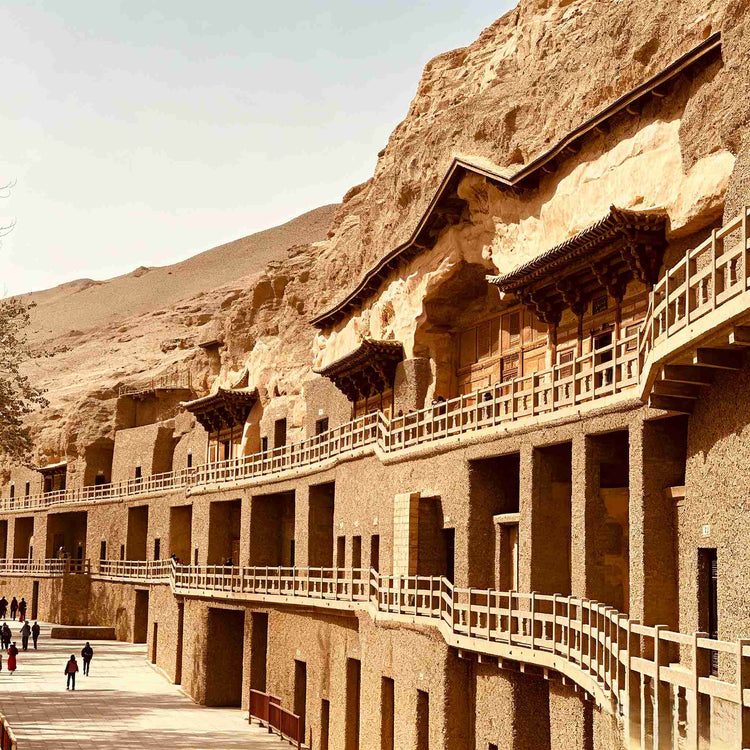 Mogao Grottoes Dunhuang, UNESCO Silk Road Buddhist cave temple site