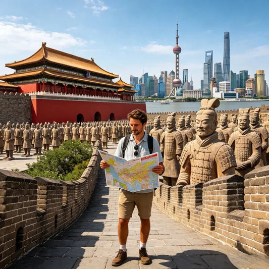 10-Day Classic China Itinerary, Beijing Xi'an Shanghai golden triangle tour