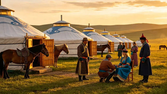 Traditional Mongolian yurt camp on Hulunbuir Grassland Inner Mongolia, unique China accommodation private tour