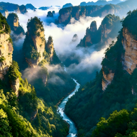 10-Day Nature Tour, spectacular peak forest in Zhangjiajie China
