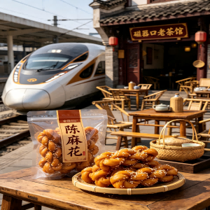 High‑speed Rail Ciqikou Ancient Town Chongqing traditional food