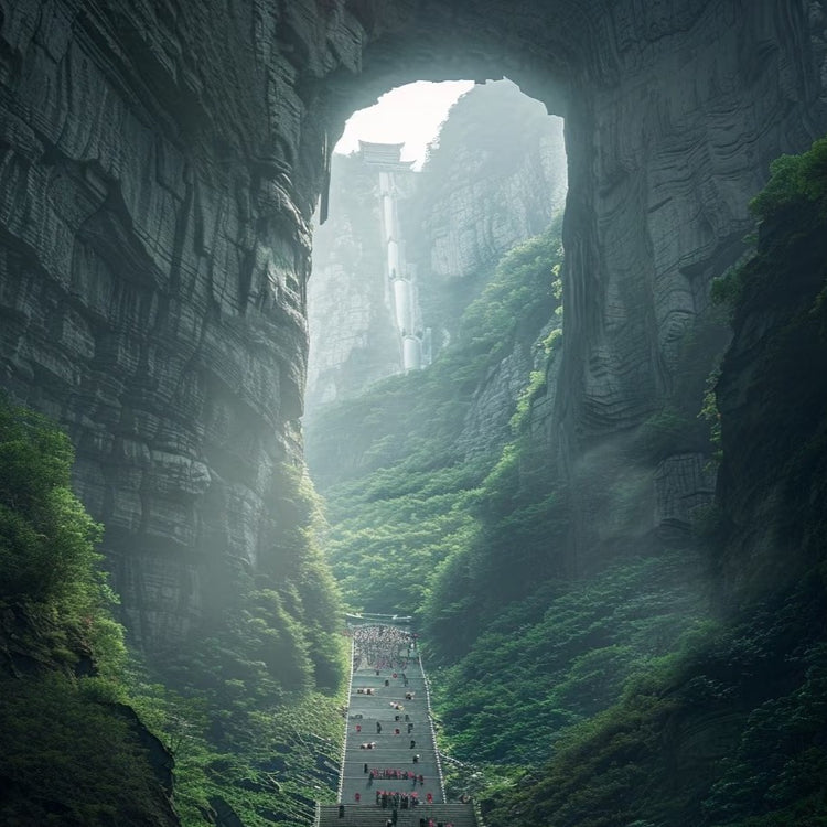 1-Day Tianmen Mountain Private Tour | Heaven’s Gate & Glass Skywalk
