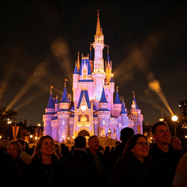 Hogwarts Castle night light show at Universal Studios Beijing