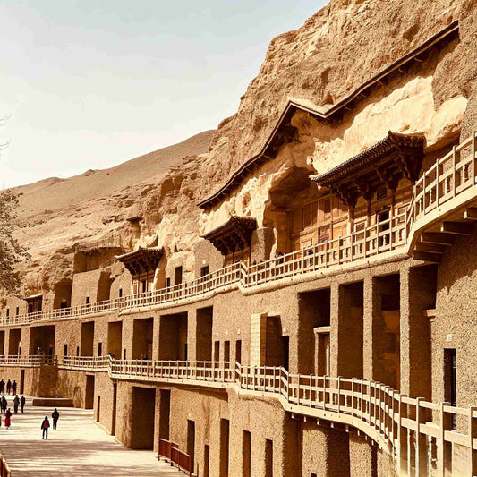 Mogao Grottoes Dunhuang, UNESCO Silk Road Buddhist cave temple site