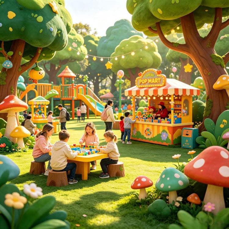 Enchanted Forest play area at Pop Mart City Park