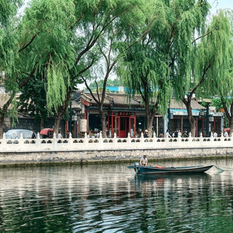 Beijing Houhai Lake hutong district traditional architecture private tour