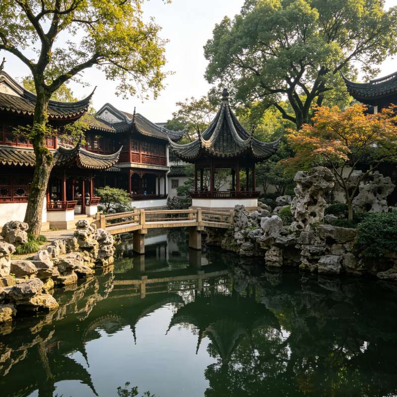 Yu Garden traditional Jiangnan garden, 400-year-old classic garden in downtown Shanghai