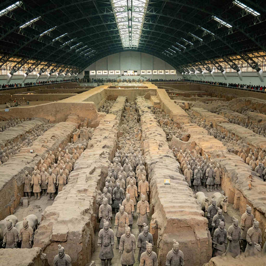 Terracotta Army warriors pit, UNESCO World Heritage site in Xi'an China