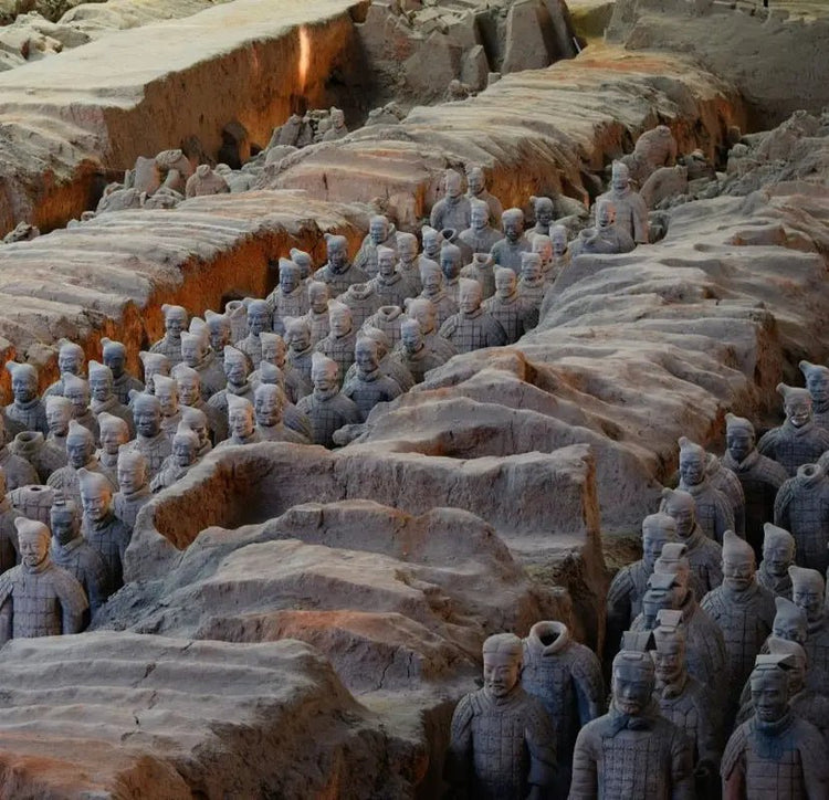 Terracotta Army, Xi'an China, ancient Qin dynasty warriors